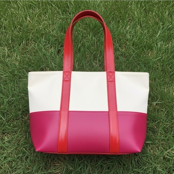 Tory Burch Large Logo Dipped Canvas Tote - Picture 2 of 3